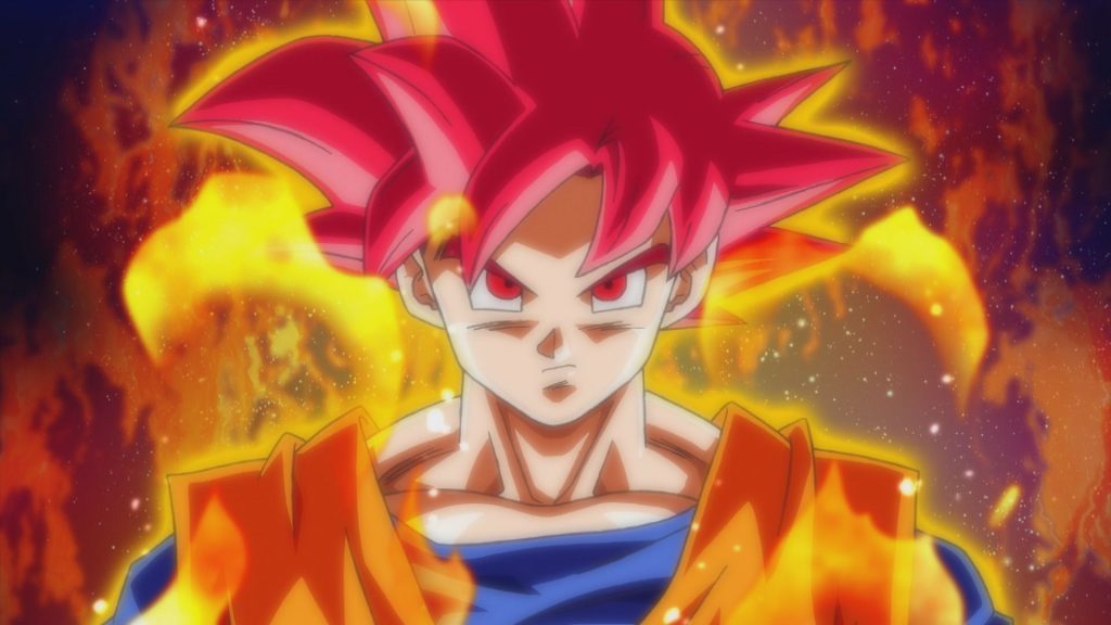 Goku super saiyan God