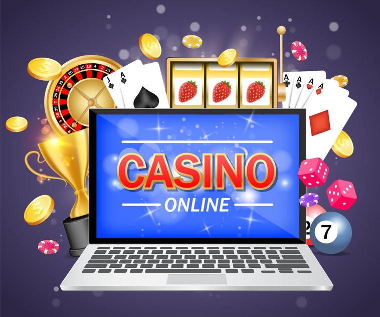online casino vector poster banner design template